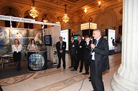 Opening of GEO-V Plenary Exhibition in Bucharest (M-I. Piso, ROSA President), 2008