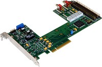 Technobox P/N 5277 XMC to PCI express (PCIe / PCI-e) Adapter with Metering Function (8 lane) -- Lead free -- RoHS Compliant