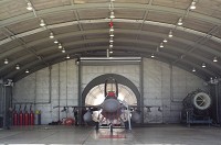 F16 in hush house