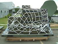Aluminium pallet for air transport