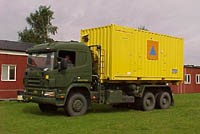 C201 Container on truck