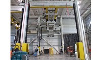 Cargo Vator jet engine predress bay