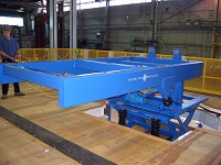 Airplane wing material handling solution