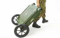 Brancarry, trolley for military stretchers