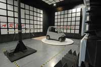 Immunity Measurement of an electrical vehicle in the anechoic chamber