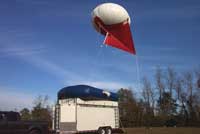 Sandia Helikite being launched From Trailer